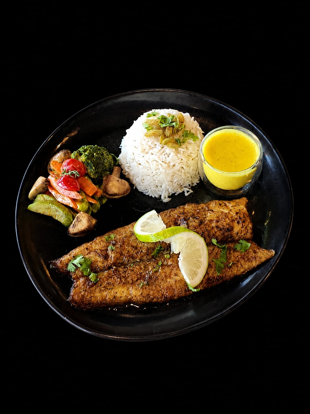 Fish Fillet with Lemon Sauce