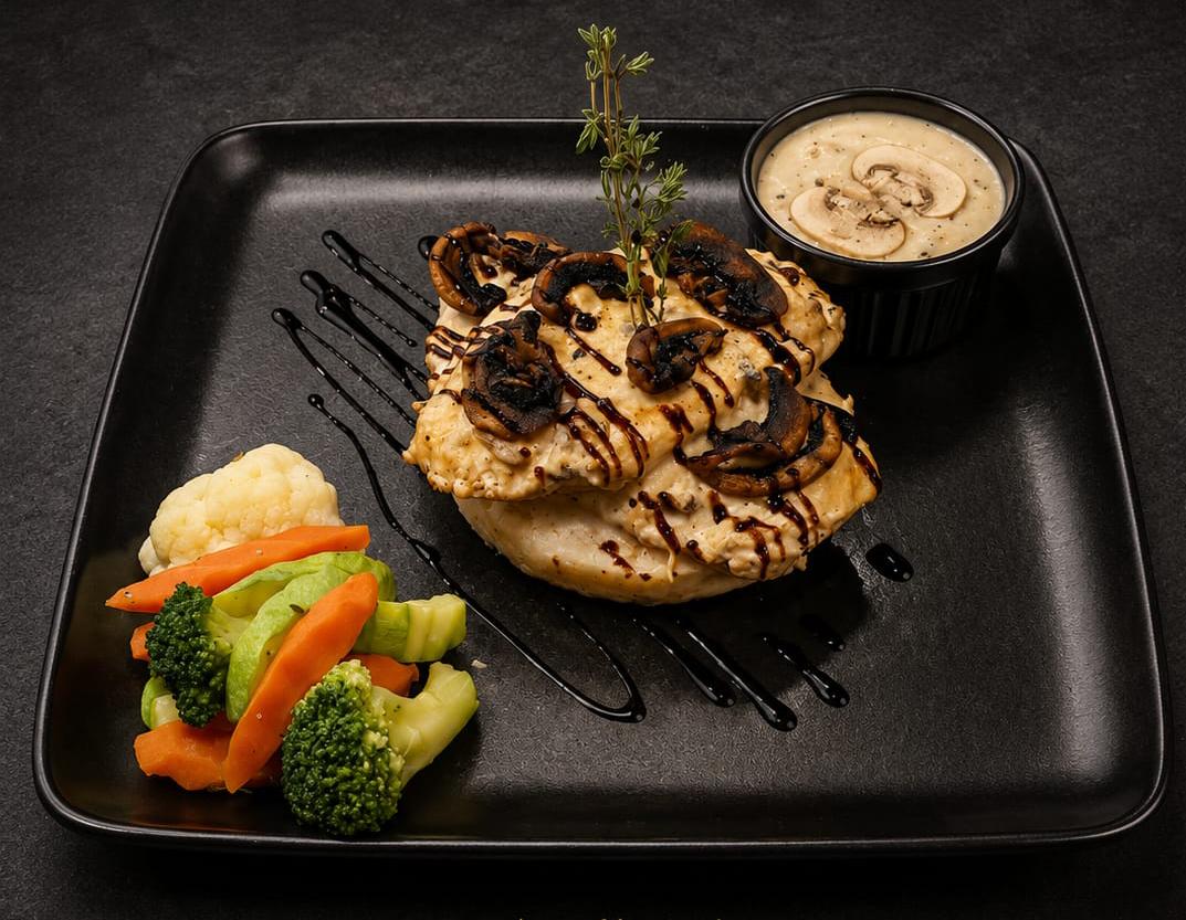 Chicken Breast blu salsa