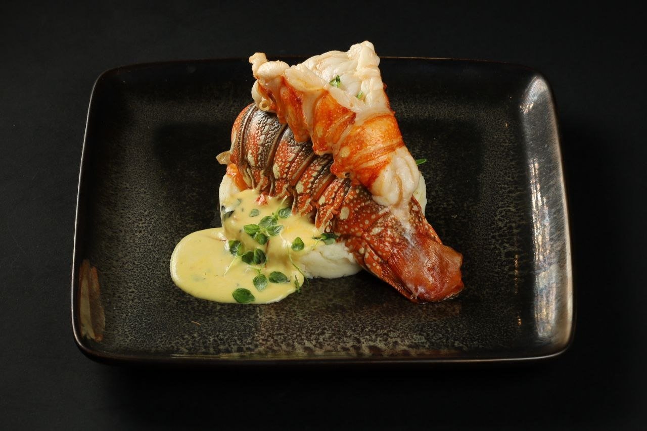 Grilled Lobster with Saffron Sauce