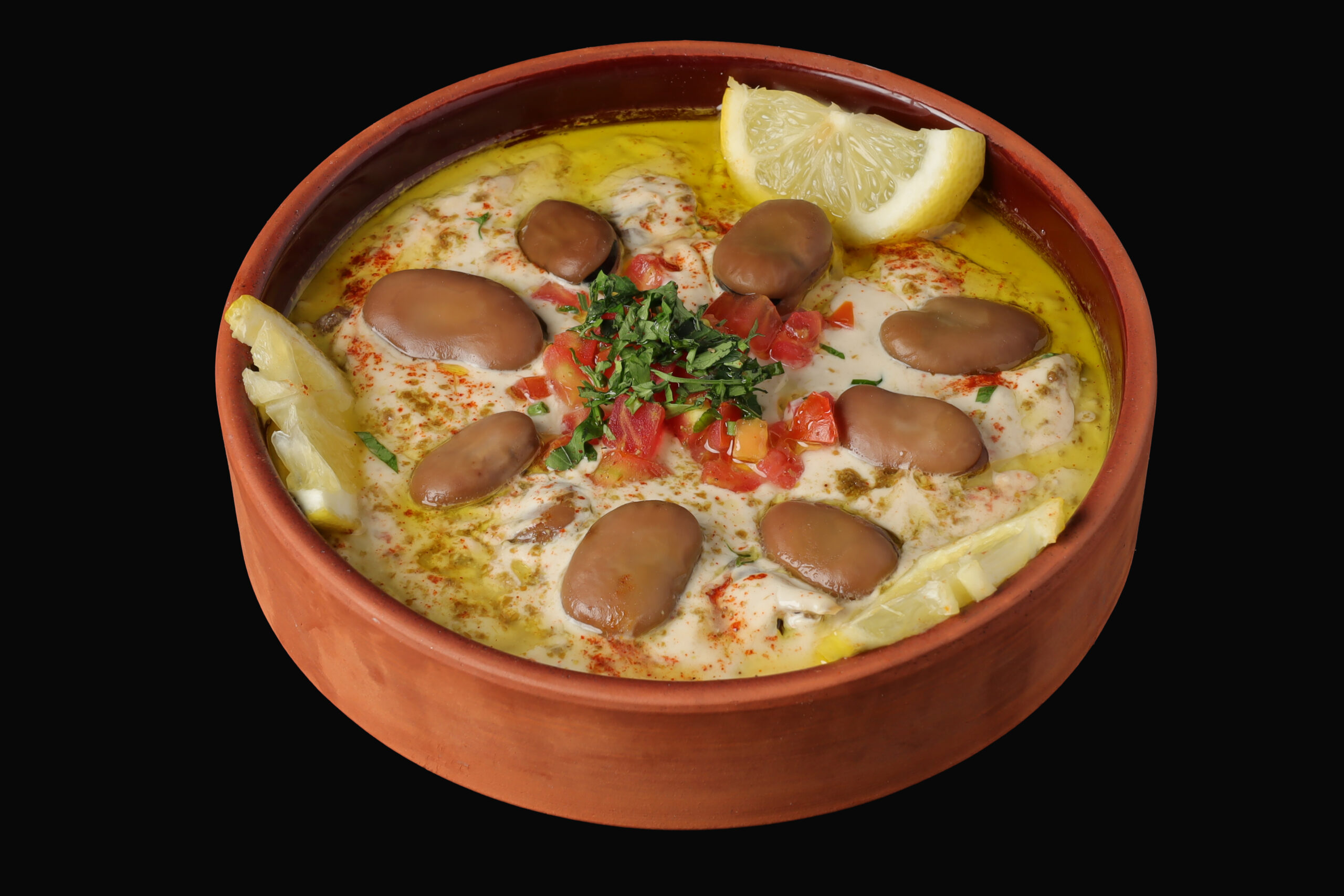 فول بالطحينه